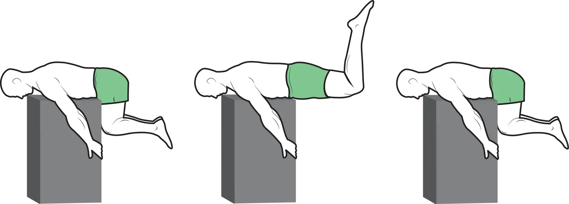Advanced tuck reverse hyperextension