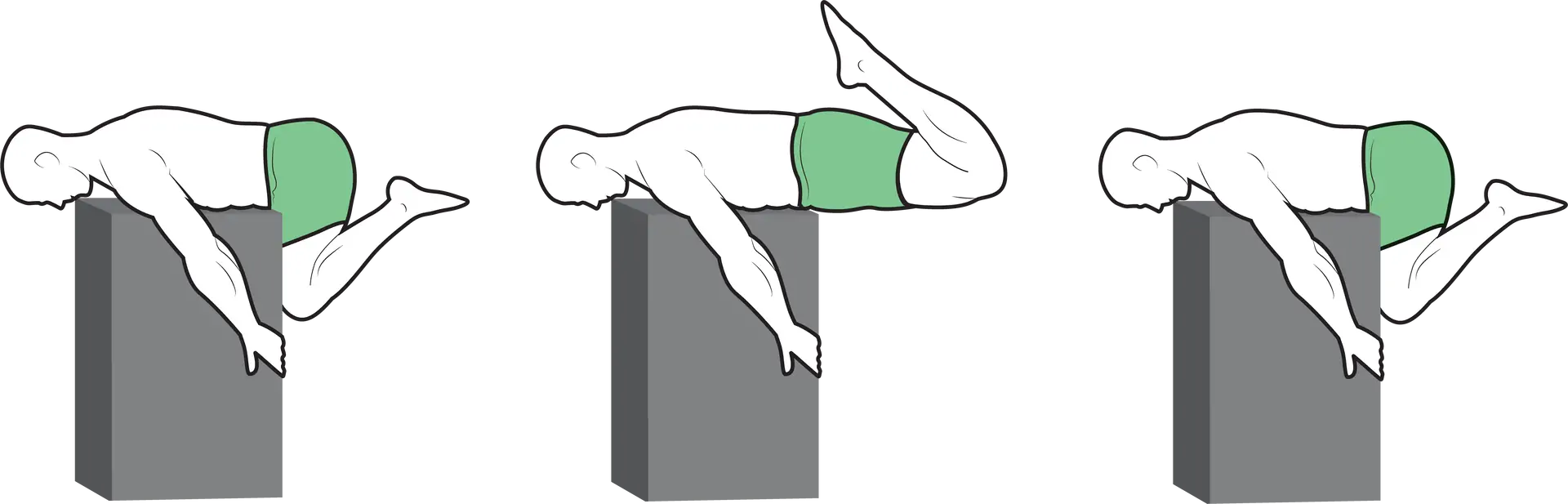 Tuck reverse hyperextension